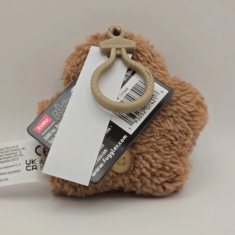 Zuru New Sir Splodgealot Fuggler Keyring Brown Monster Plush Clip Weirdcore 4in